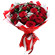 красные розы с гипсофилой. Таджикистан