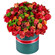композиция из роз и хризантем в шляпной коробке. Таджикистан